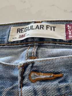 Men’s Levi Strauss Light Denim Jeans. Regular Fit W34 L32