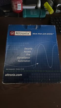 Altronix enclosed power supply 6vdc/12vdc @2.5a