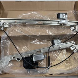 Front Left Driver Side Power Window Regulator with Motor Compatible with Chevrolet Silverado 1(contact info removed) HD/Tahoe/Suburban, GMC S