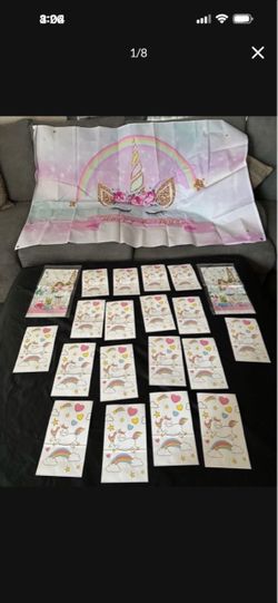 Unicorn party supplies