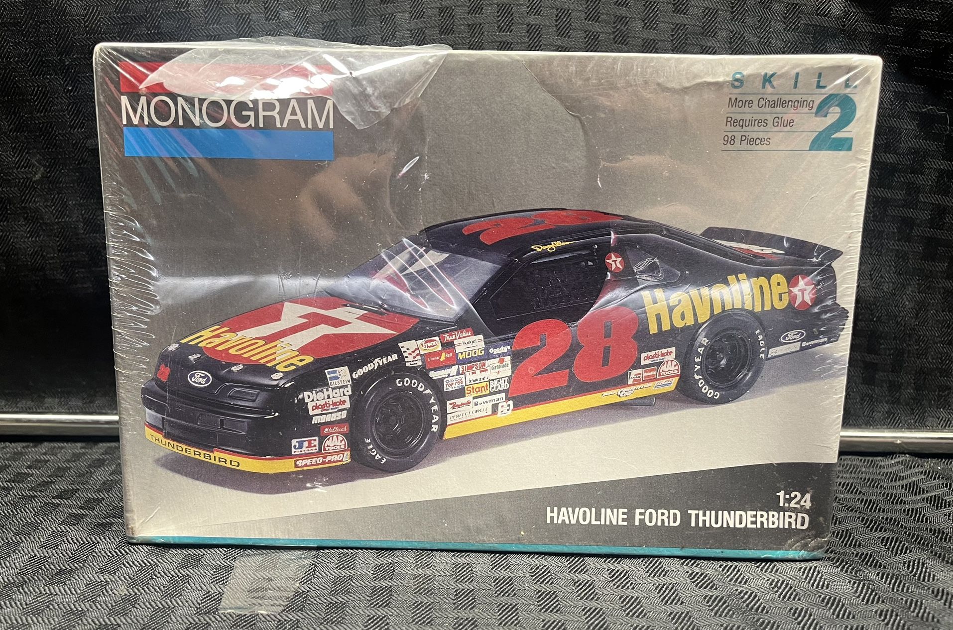 SEALED - Monogram #28 Havoline Ford Thunderbird 1:24 Scale Model Kit