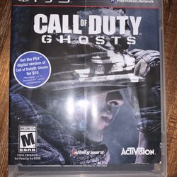 CALL OF DUTY Ghosts PS3 Sony PlayStation 3 COMPLETE!