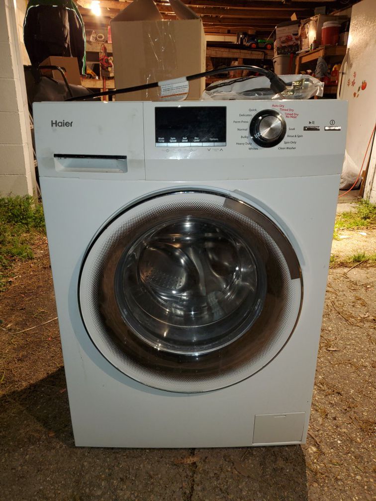 Haier 2.0 cu. ft. White 120-Volt Ventless Electric All-in-One Washer Dryer Combo
