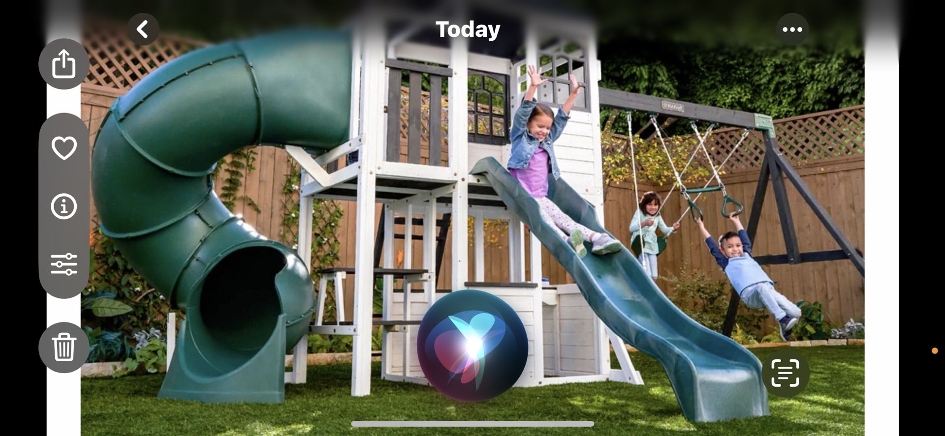 Backyard Play Set With Swing