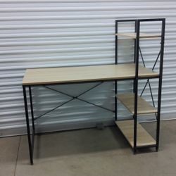 Ames 55" Reversible Gaming Computer Desk with Adjustable Shelves