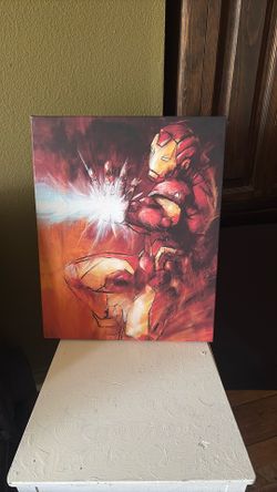 Canvas Print Of Marvel’s Iron Man By Open Road