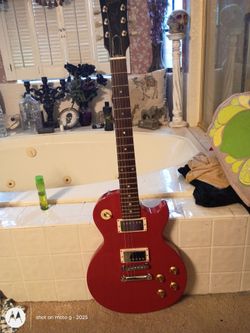 1998 Gibson Les Paul w amp Cherry red like new