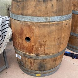 3 American Oak Wine Barrels