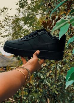 Black Nike Air Force 1’s Size 7,7.5,9.5,10