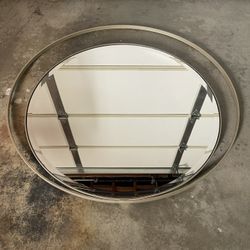 28” Round Designer Beveled Mirror - Manufacturer: Pacific Coast Lighting - Wall Mount