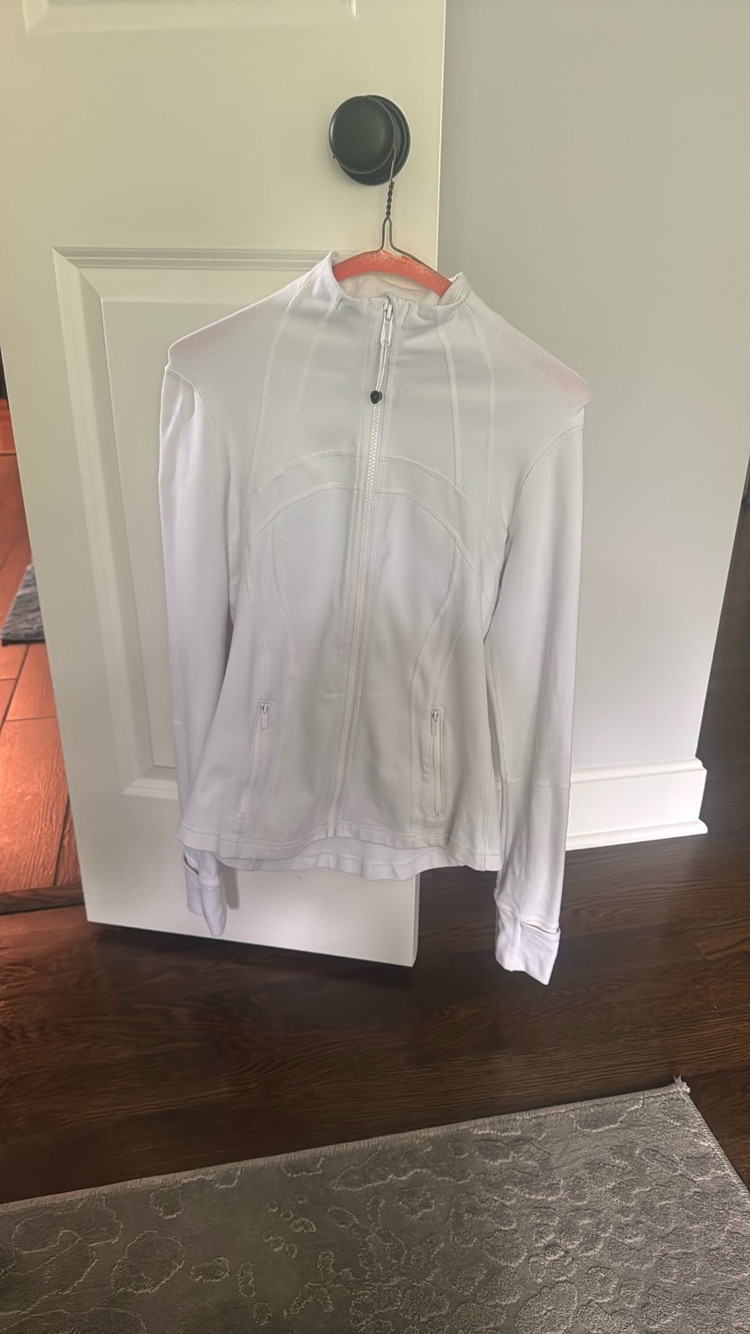 White Lululemon Define Jacket