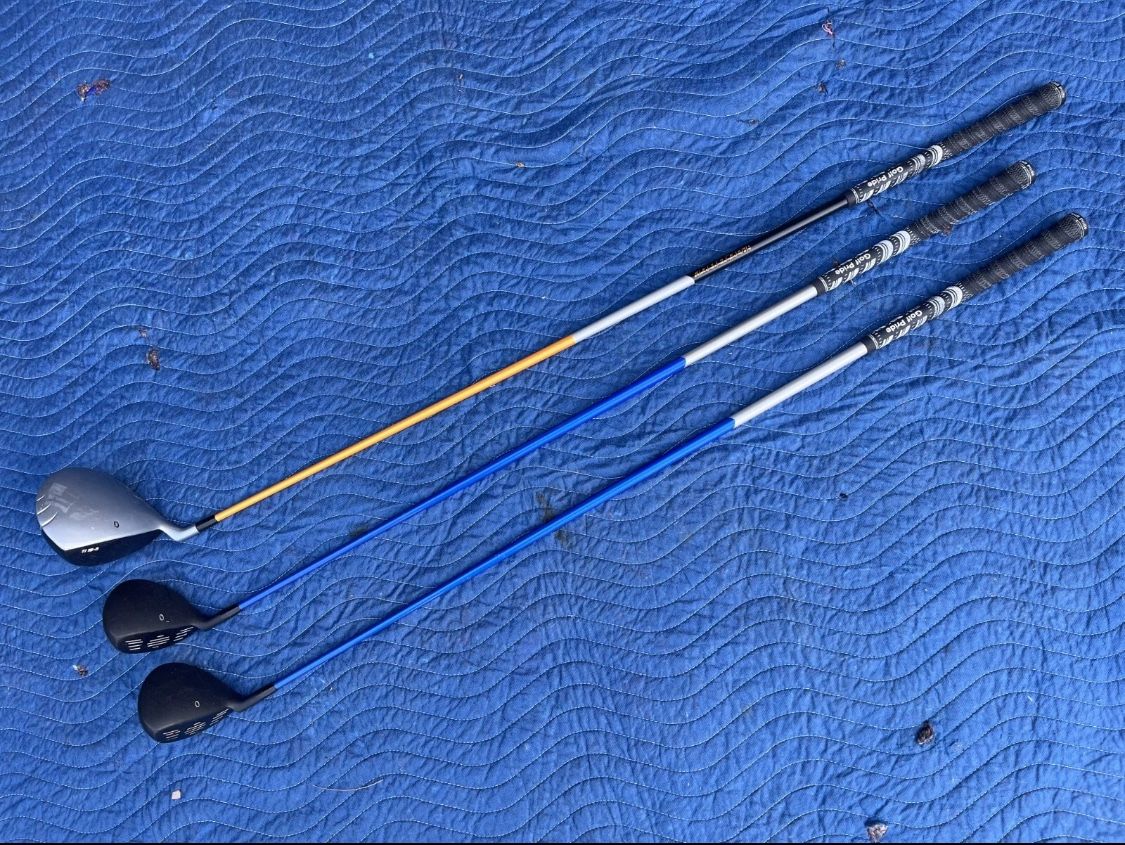 3 Piece Set M80 Ultra Super Speed TPF 3 5 Magnum XS Ti 15-3 Right Handed Senior Golf Clubs