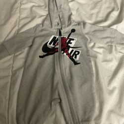 Nike Air Jordan Zip Up Hoodie & Nike Air Onesies Bundle