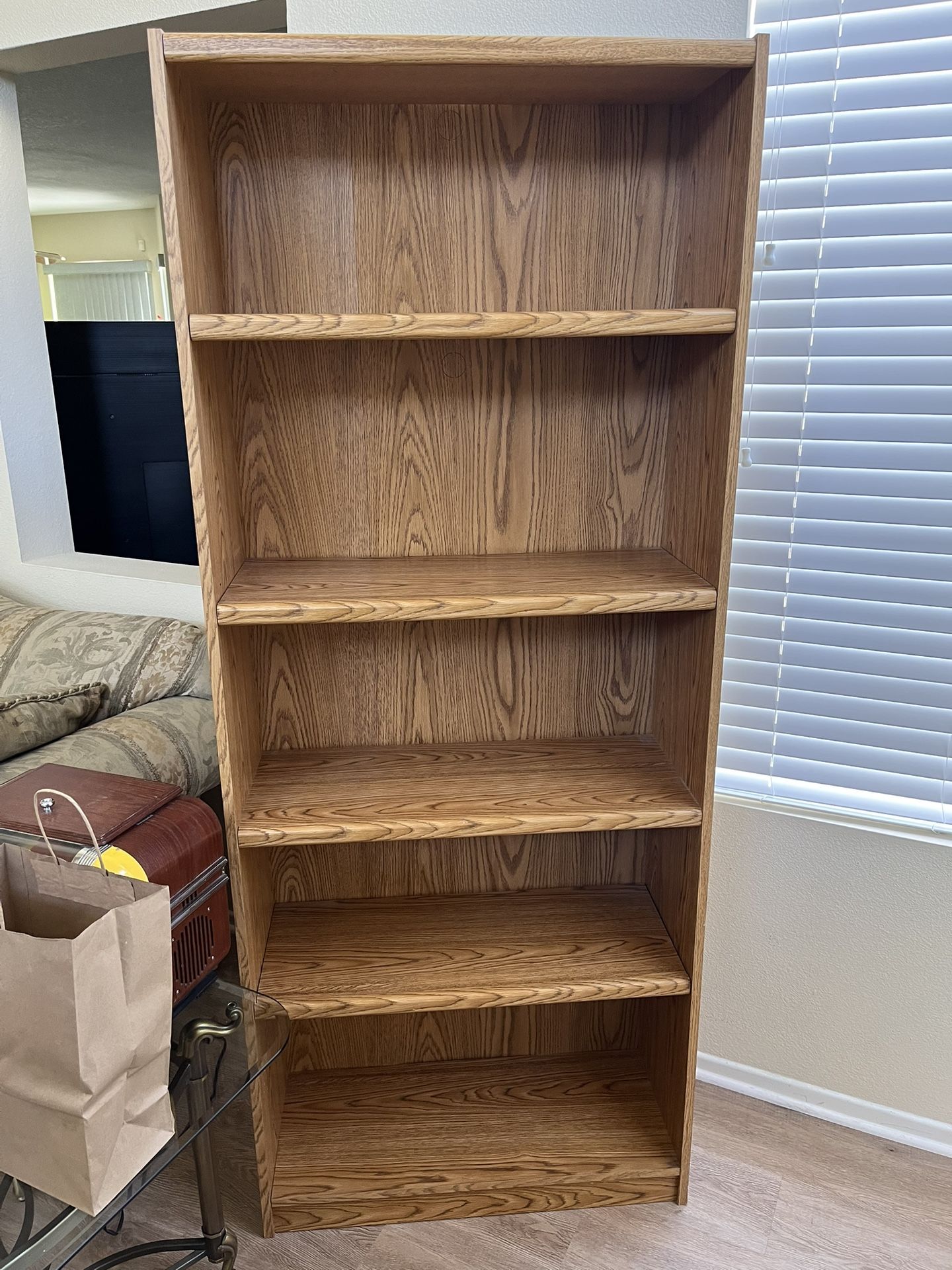 Wood Shelving Unit