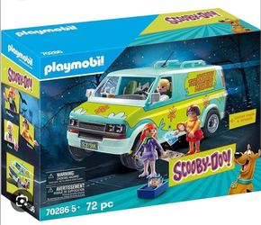 Playmobil Scooby-Doo mystery machine and ghost sets