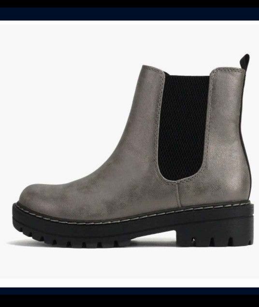 Womens Low Heel Ankle Boots
