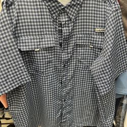 New With Tag Mens Habit Fishing Shirt Size 3XL 
