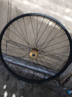 Black oil front rim 29er