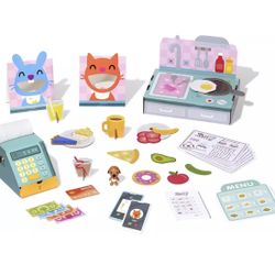 Sago Mini Pet Café Activity Box Pretend Play Kitchen & Collectible Toy Figure