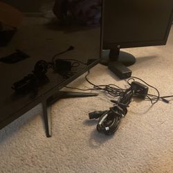 Two Computer Monitors 