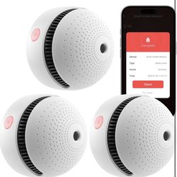 3-Pack Smart Smoke Detector