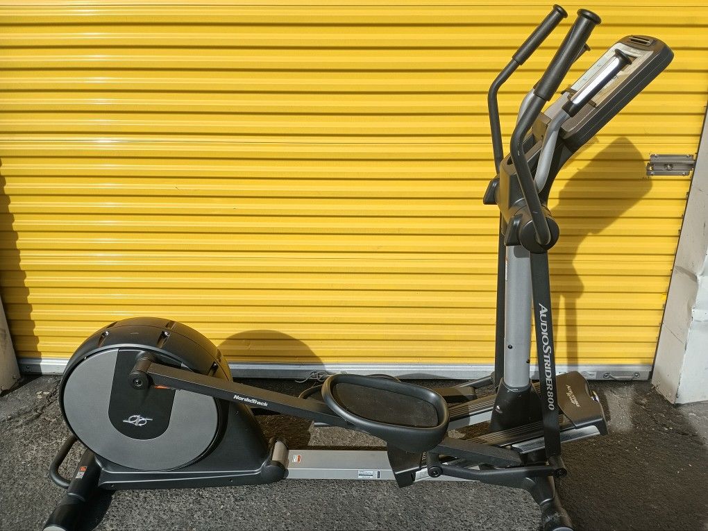 NordicTrack Elliptical Space Saver Unit Folds