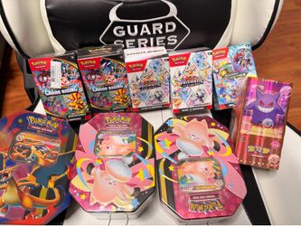 Prismatic Chaos rising Mega charizard tin Y Mega moonlight tin