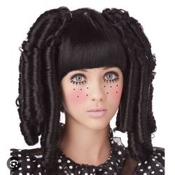 Baby Doll Curls Wig Costume 