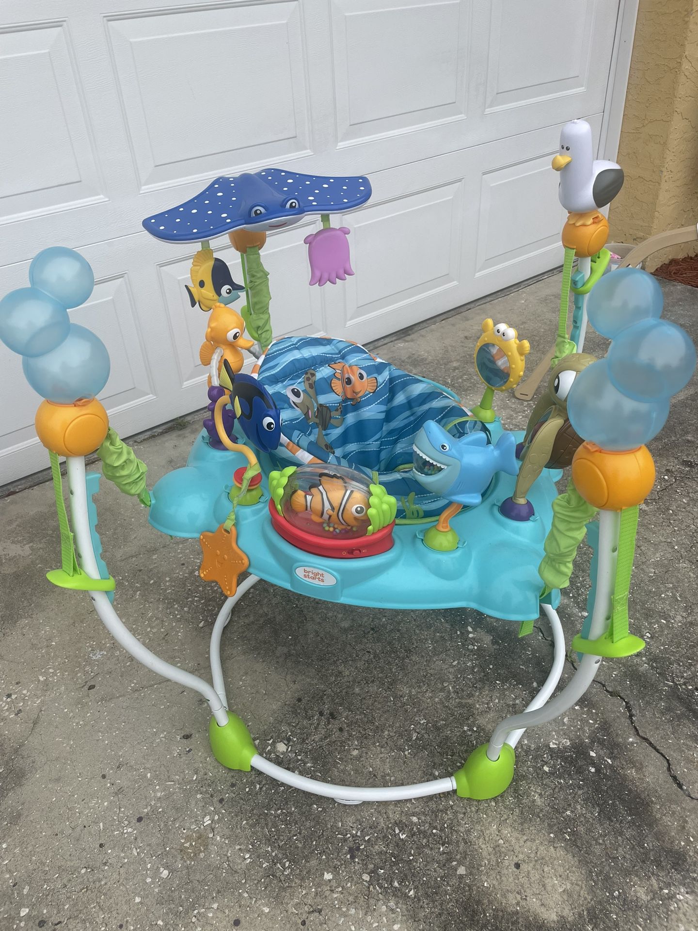 Finding Nemo Jumperoo and Lovevery play gym