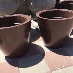 New Flower Pots Made Out Of Cement Perfect Gift 