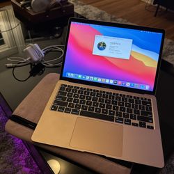 macbook air rose gold 13.3 inch 2020 A2337 brand new condition