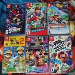 Nintendo Switch Games, $35 Each