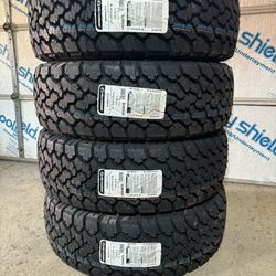 (4) - LT275/70/18 General Grabber A/TX Tires
