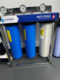 Whole house water filter/descalee