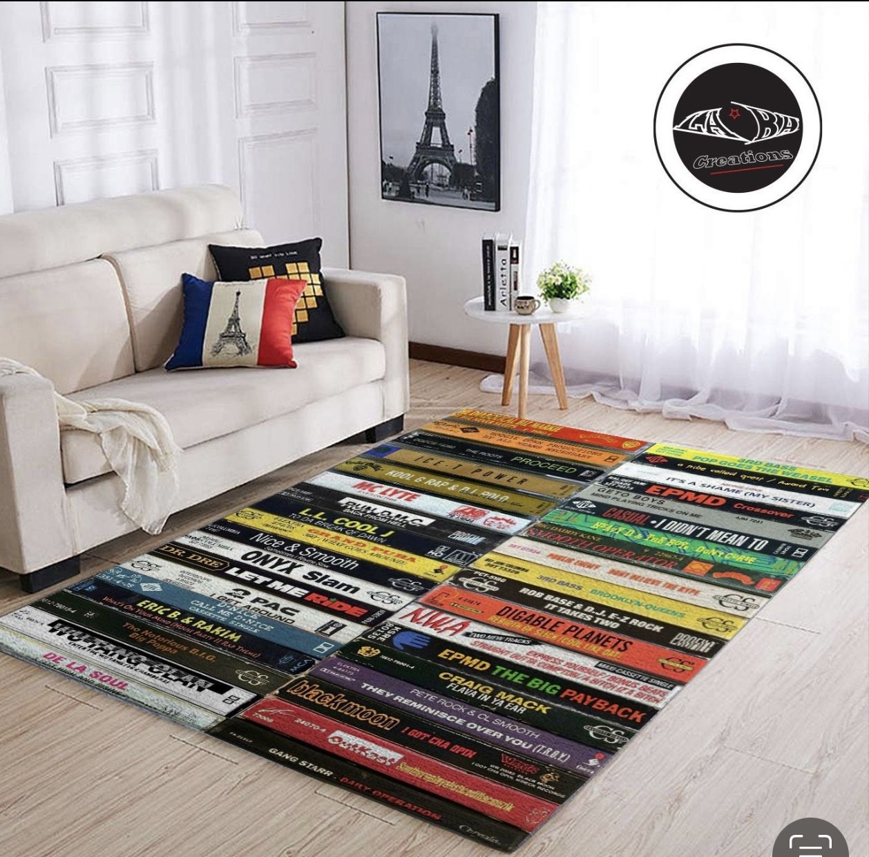 Retro Hip Hop Old School Carpet Rug 60 x72 5 x6 Home decor