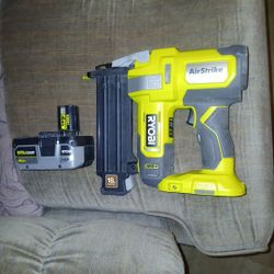 Ryobi Airstrike 18ga Brad Nailer. Airstrip Technology