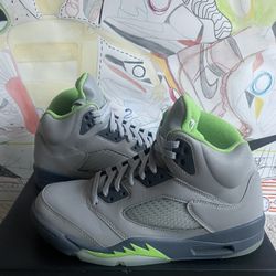Jordan 5 Green Bean Size 10