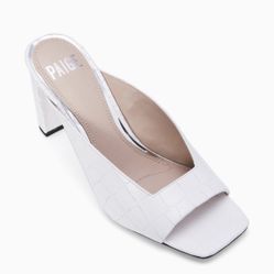 Designer Heels By Paige! Croc Embossed! US Size 9