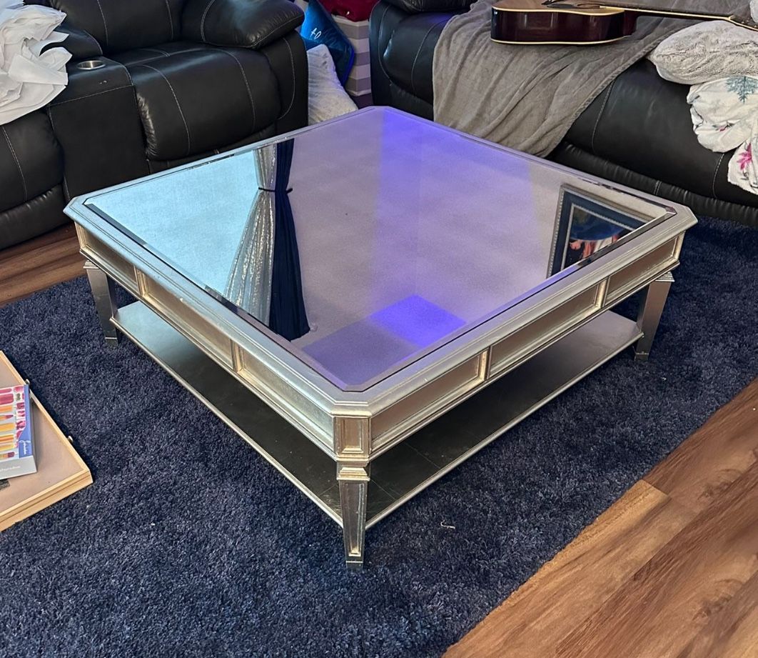 Z-Gallerie Mirrored Coffee Table