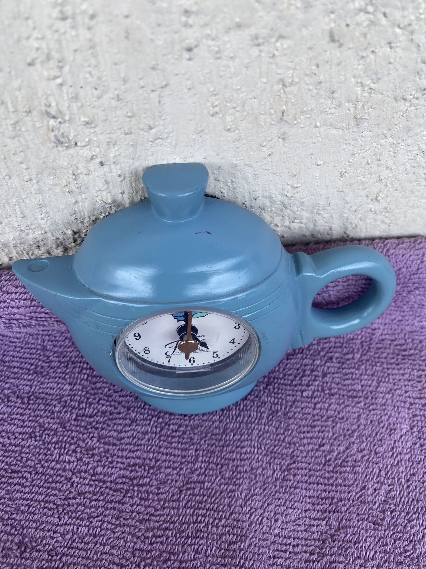 Vintage Rare Genuine Fiesta Accessories Blue Teapot