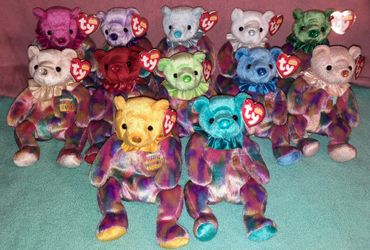 BIRTHDAY/BIRTHSTONE BEANIE BABIES - FULL SET