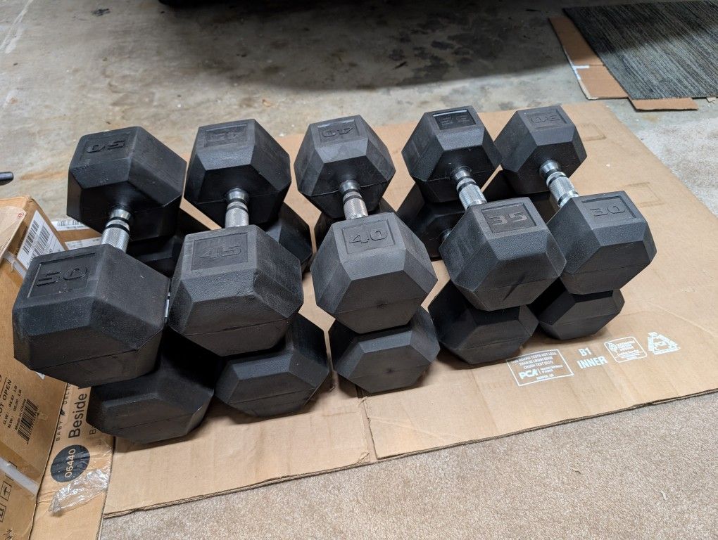 Dumbbell Set 30-50lbs