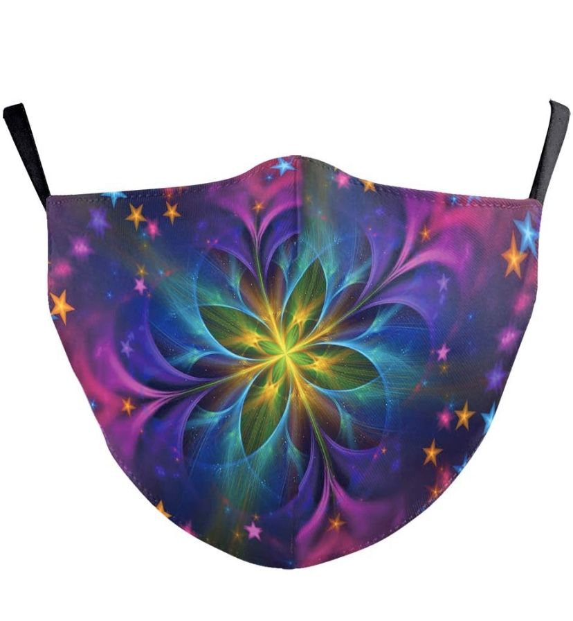 Cloth Face Mask,Designer Face Mask for Women,Reusable & Washable with Filter Pocket and Adjustable Ear Straps, Suitable for Home Office Work Outdoors