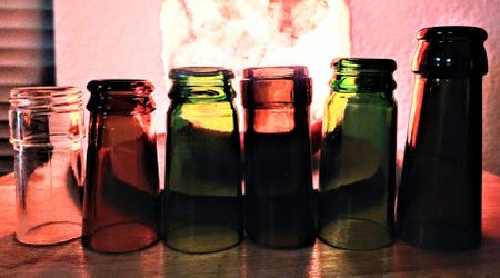 Glass Bottle Guitar Slides