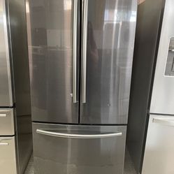 Samsung  30” 3-Door Slate-Colored Refrigerator