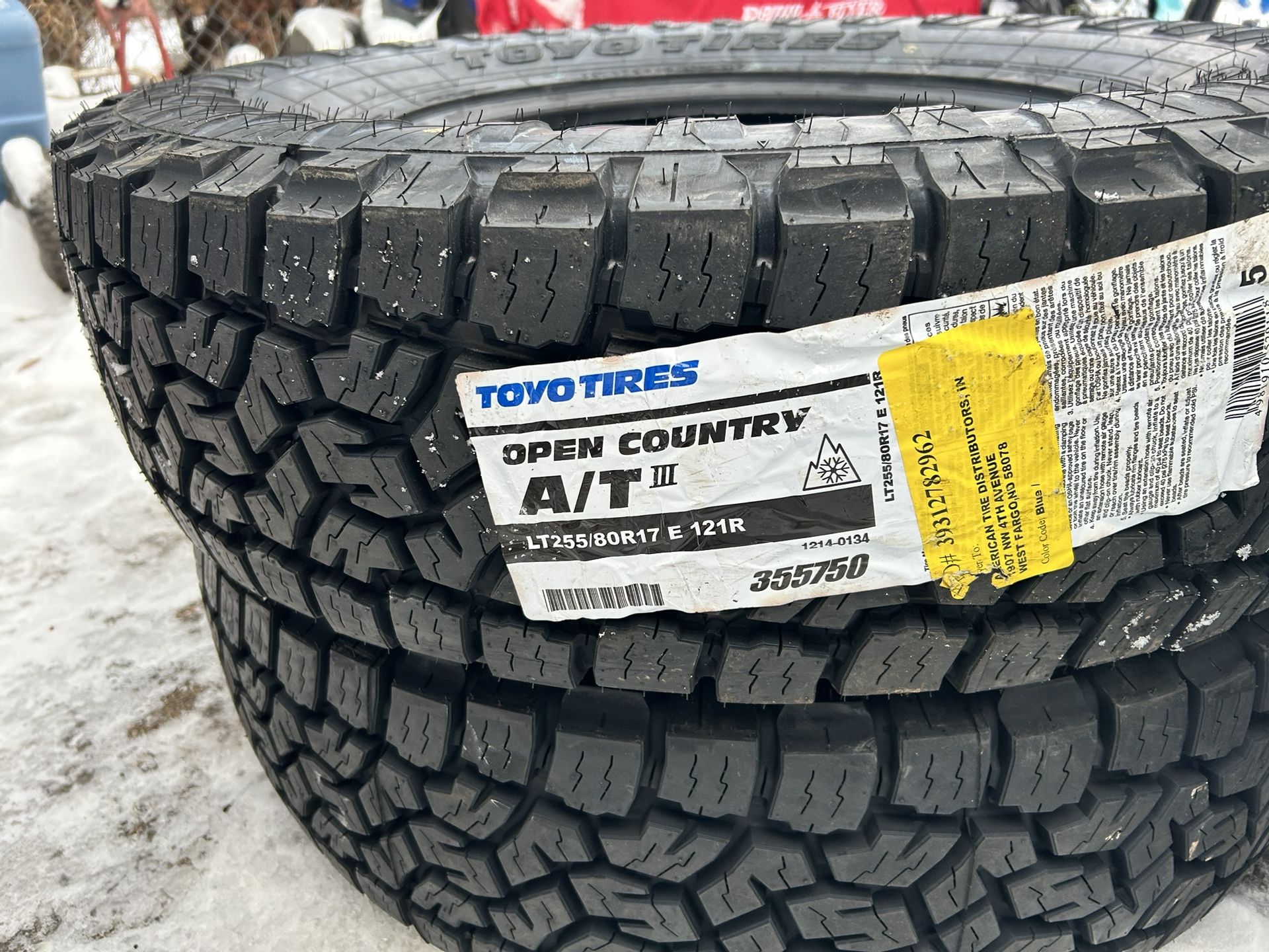 NEW! Toyo Open Country Tires