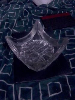 Vintage  glass center piece bowl