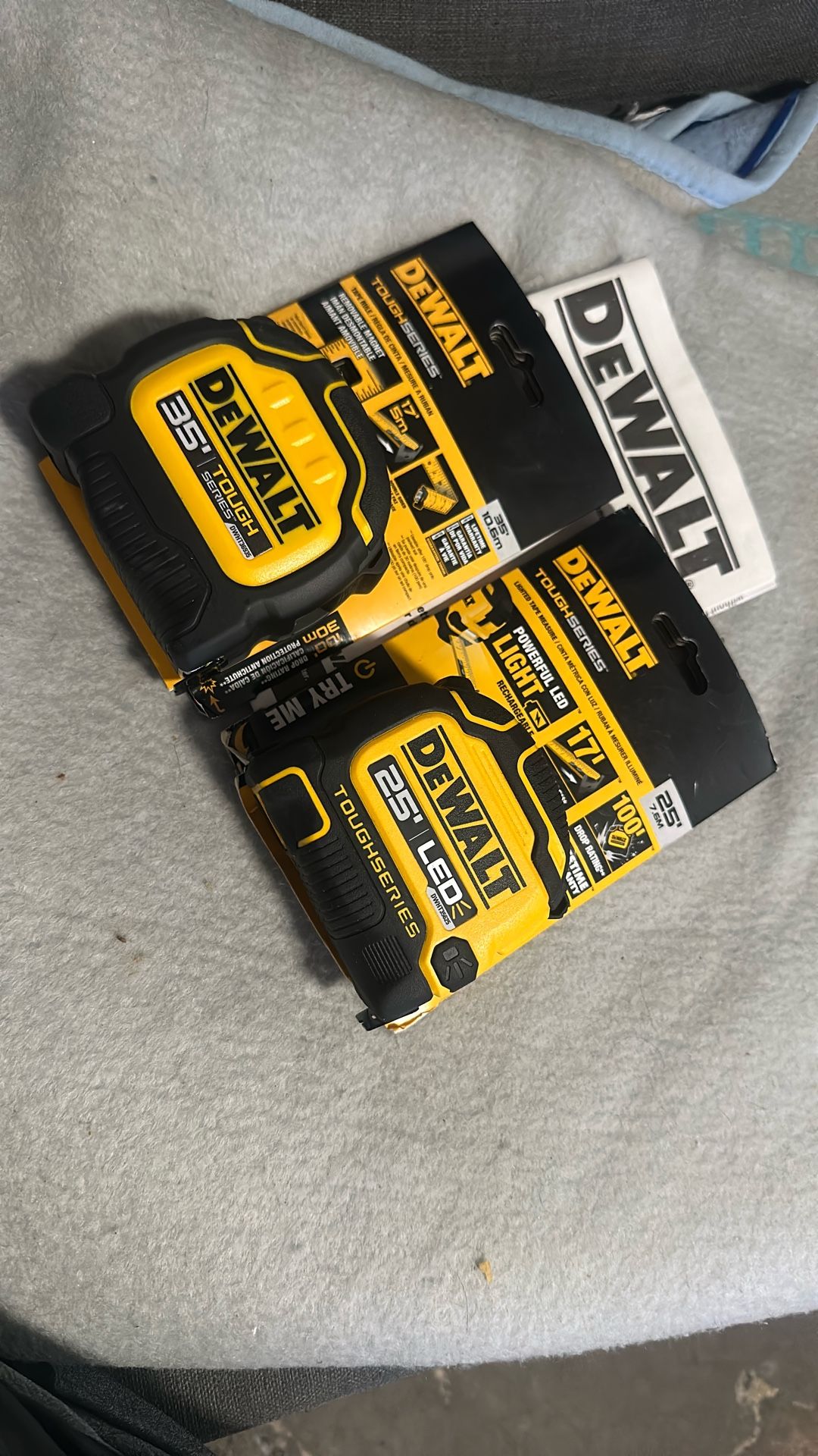 Two  Tape  Measure   Dewalt  Brand   New   Firm  Price