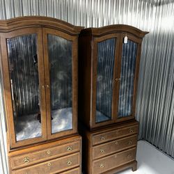 Pair Of Dressers, Real Wood
