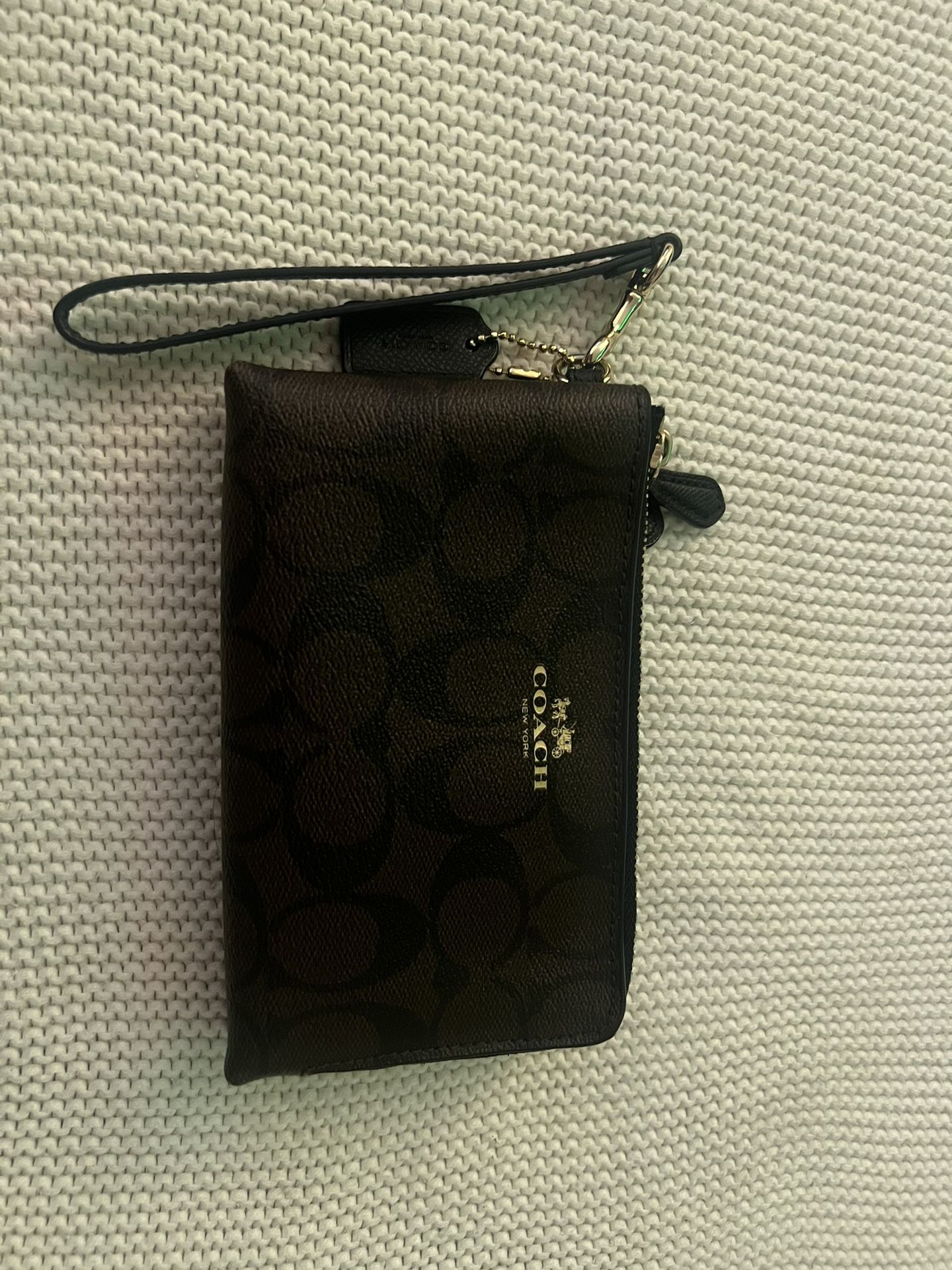 Cartera Doble zipper Coach